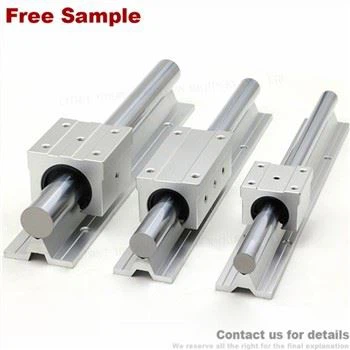 Linear Rail 2PCS SBR16-2000mm Linear Slide Guide 2 Rail + 4 SBR16UU Bearing Block